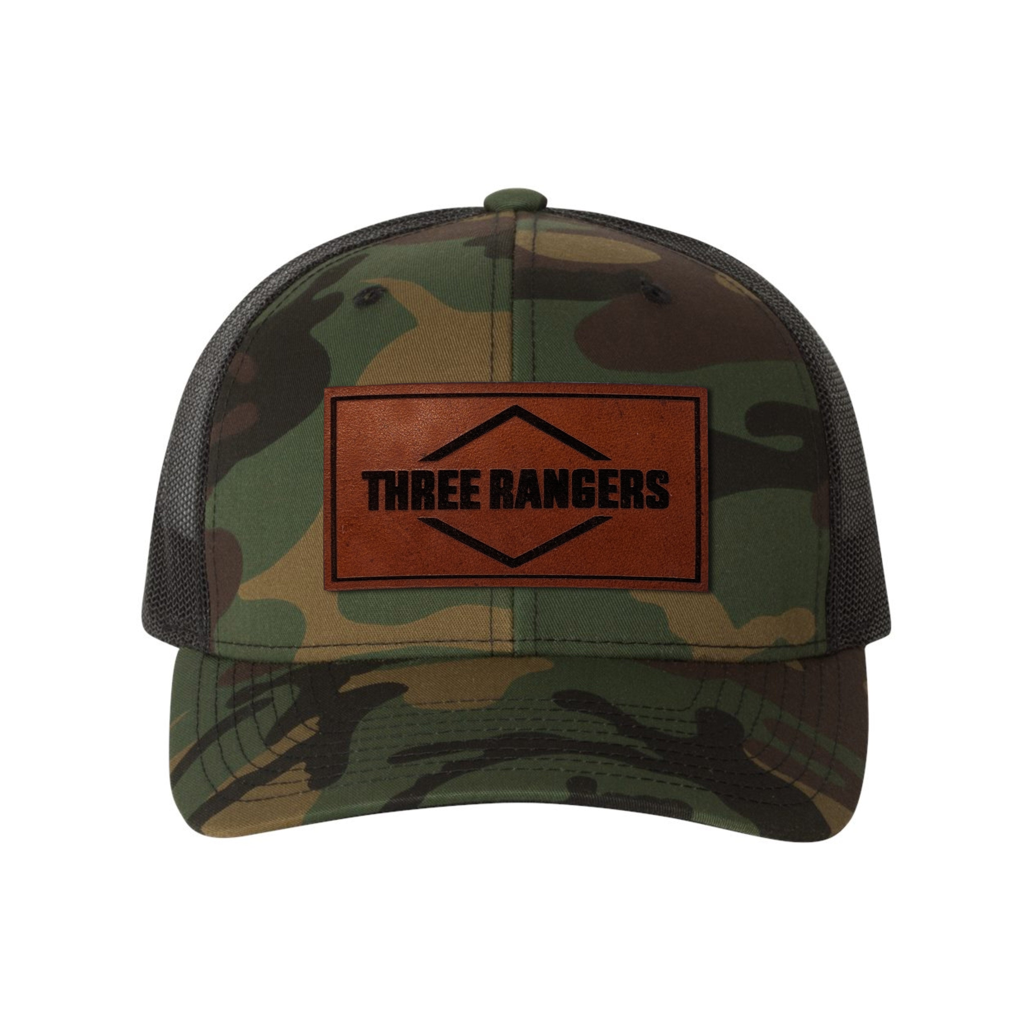 Three Rangers Logo Retro Trucker Hat