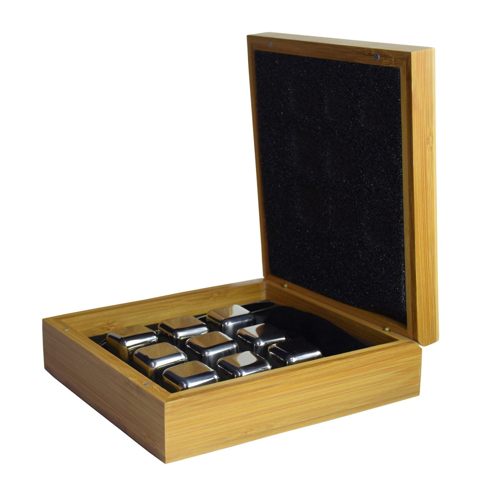 Three Rangers Logo Whiskey Stone Set