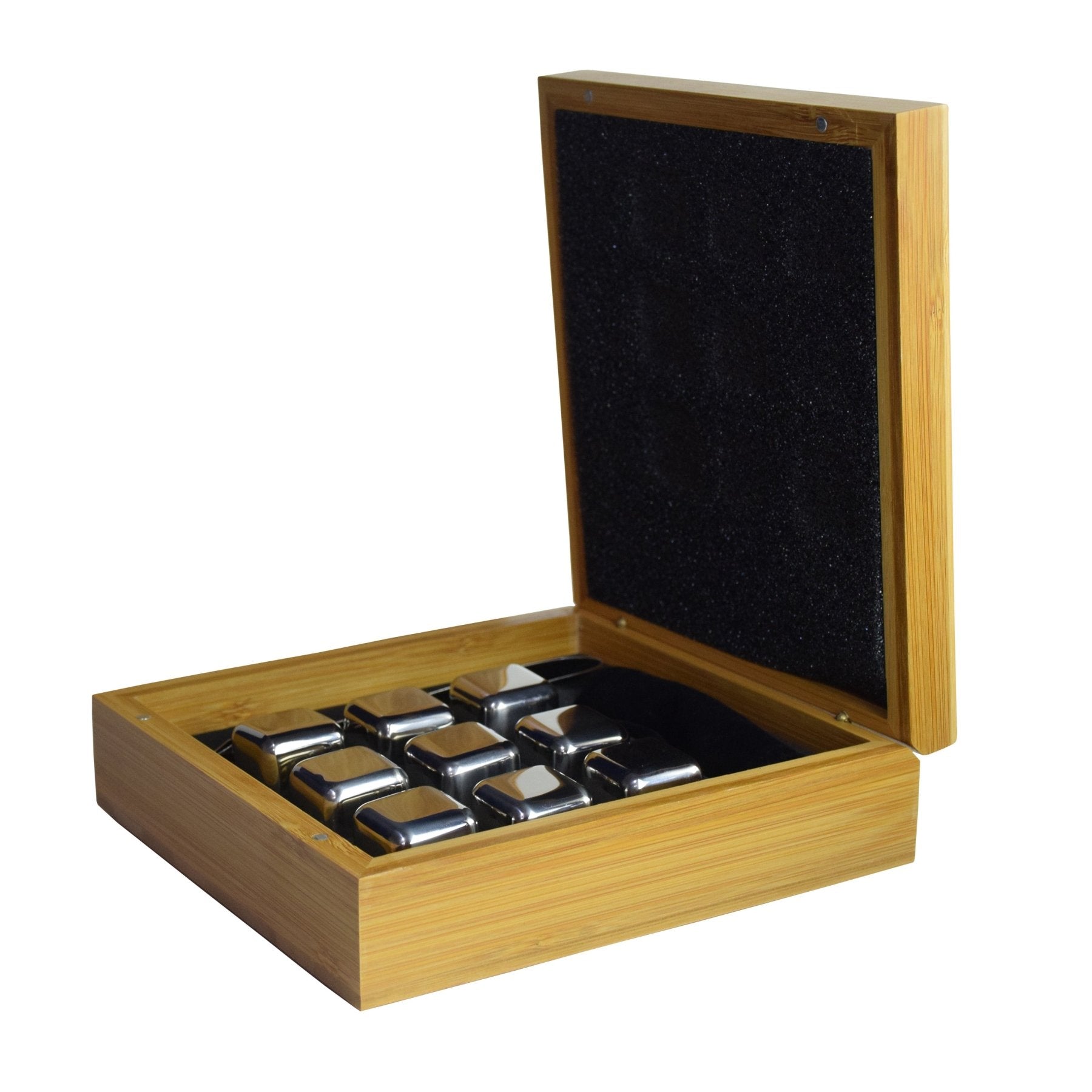 Three Rangers Logo Whiskey Stone Set