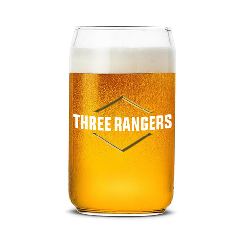 Three Rangers Logo Beer Can Glass Set