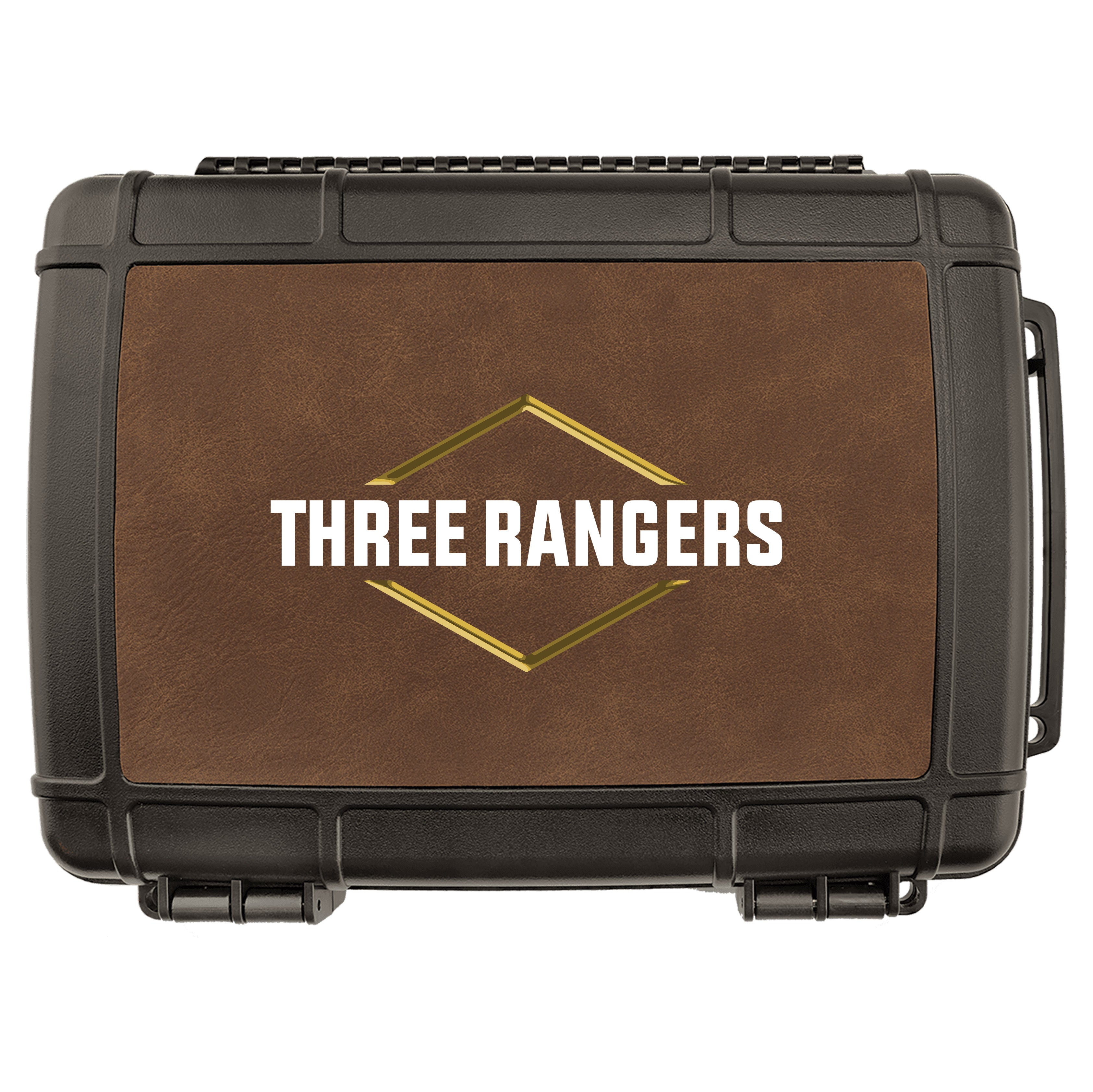 Three Ranger Logo Cigar Travel Case