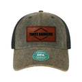 Three Rangers Logo Old Trucker Hat