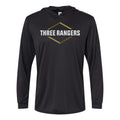 Three Rangers Logo Hooded Performance Long Sleeve