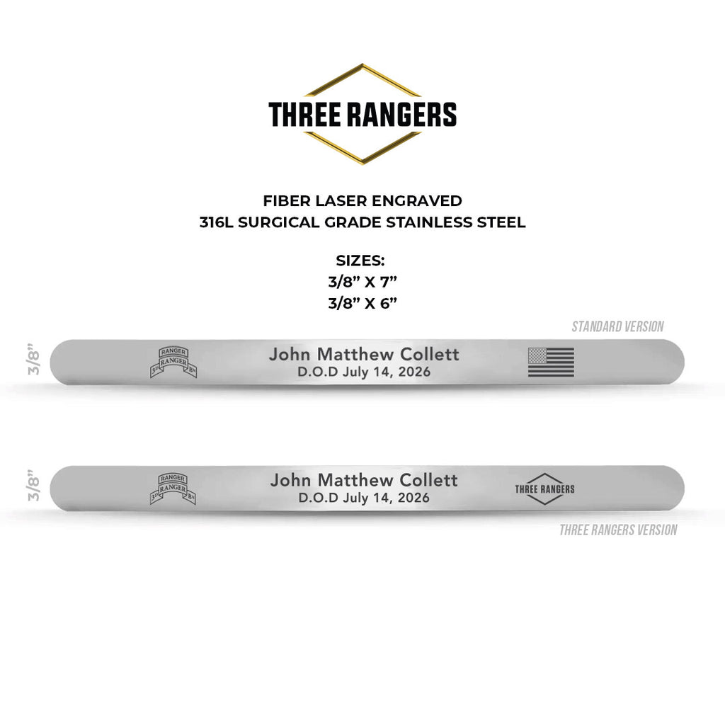 Three Rangers Memorial Bracelet