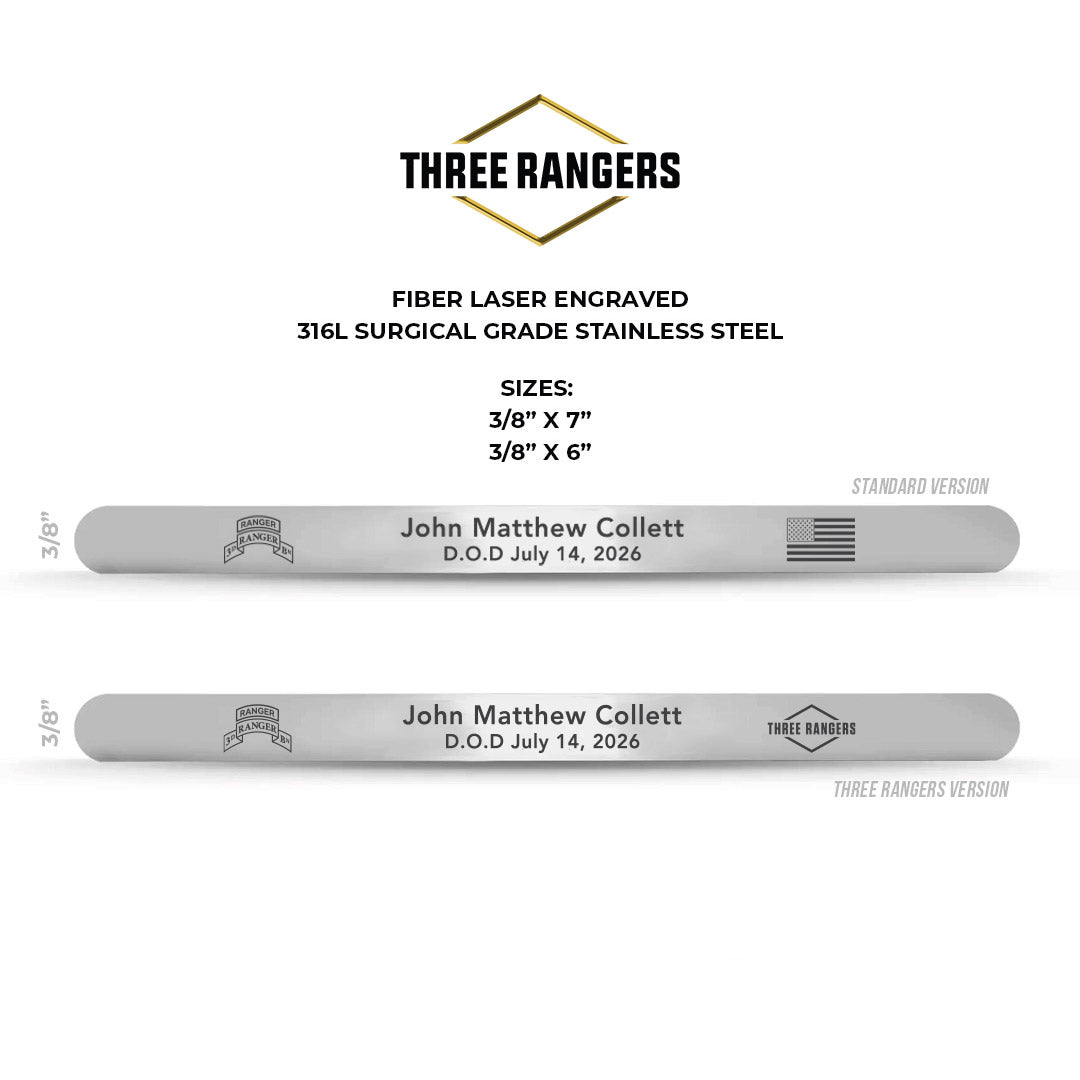 Three Rangers Memorial Bracelet