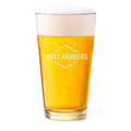 Three Rangers Logo Laser Engraved Pint Glass Set